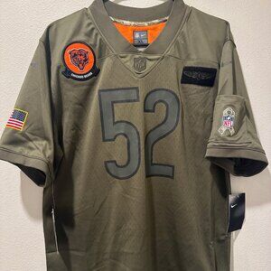 🎀Youth Nike Khalil Mack Olive Chicago Bears 2019 Salute Service Limited Jersey